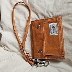 Porter Tan Wallet with Strap
